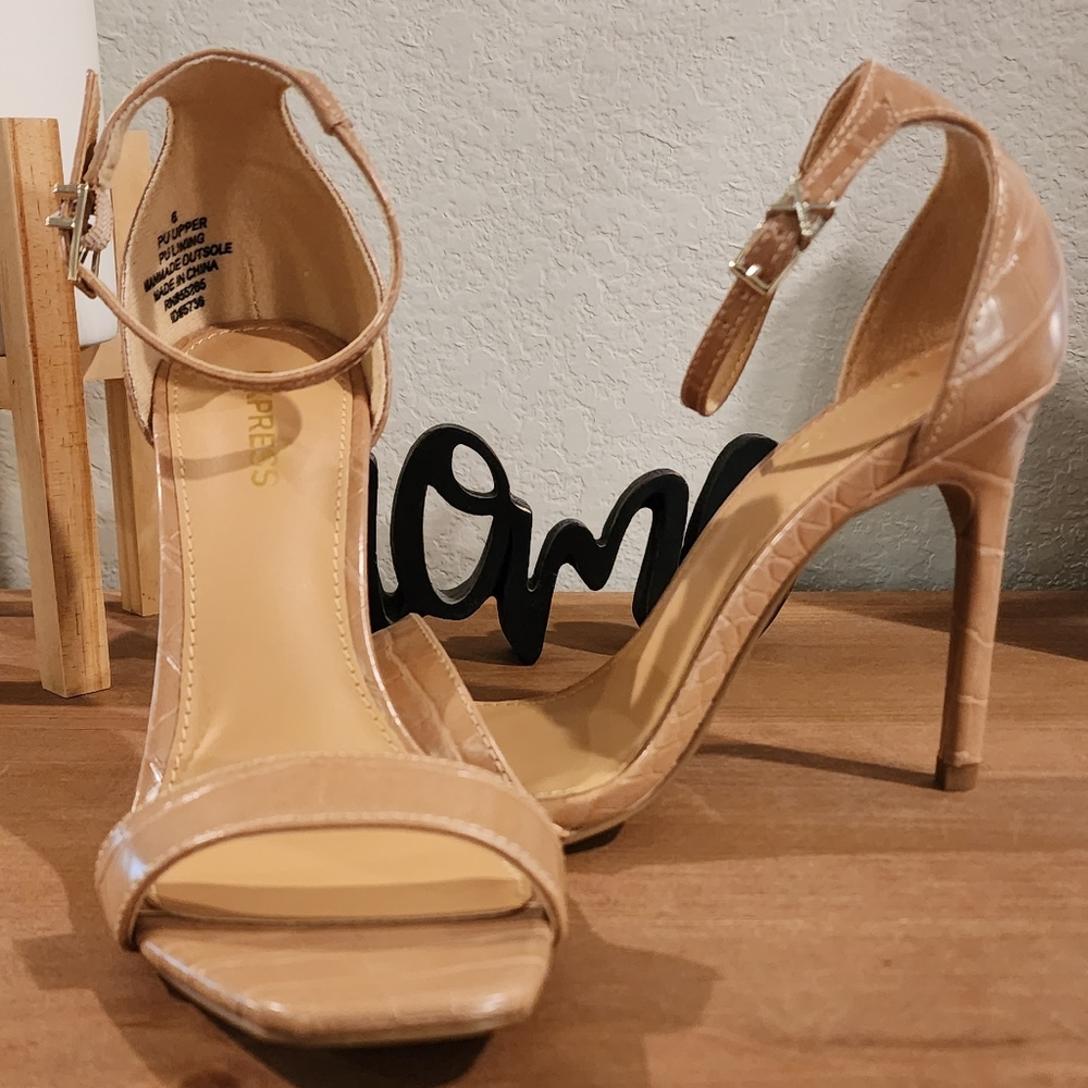Express Nude Heels